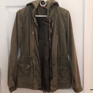 Khaki Green Fall Coat
